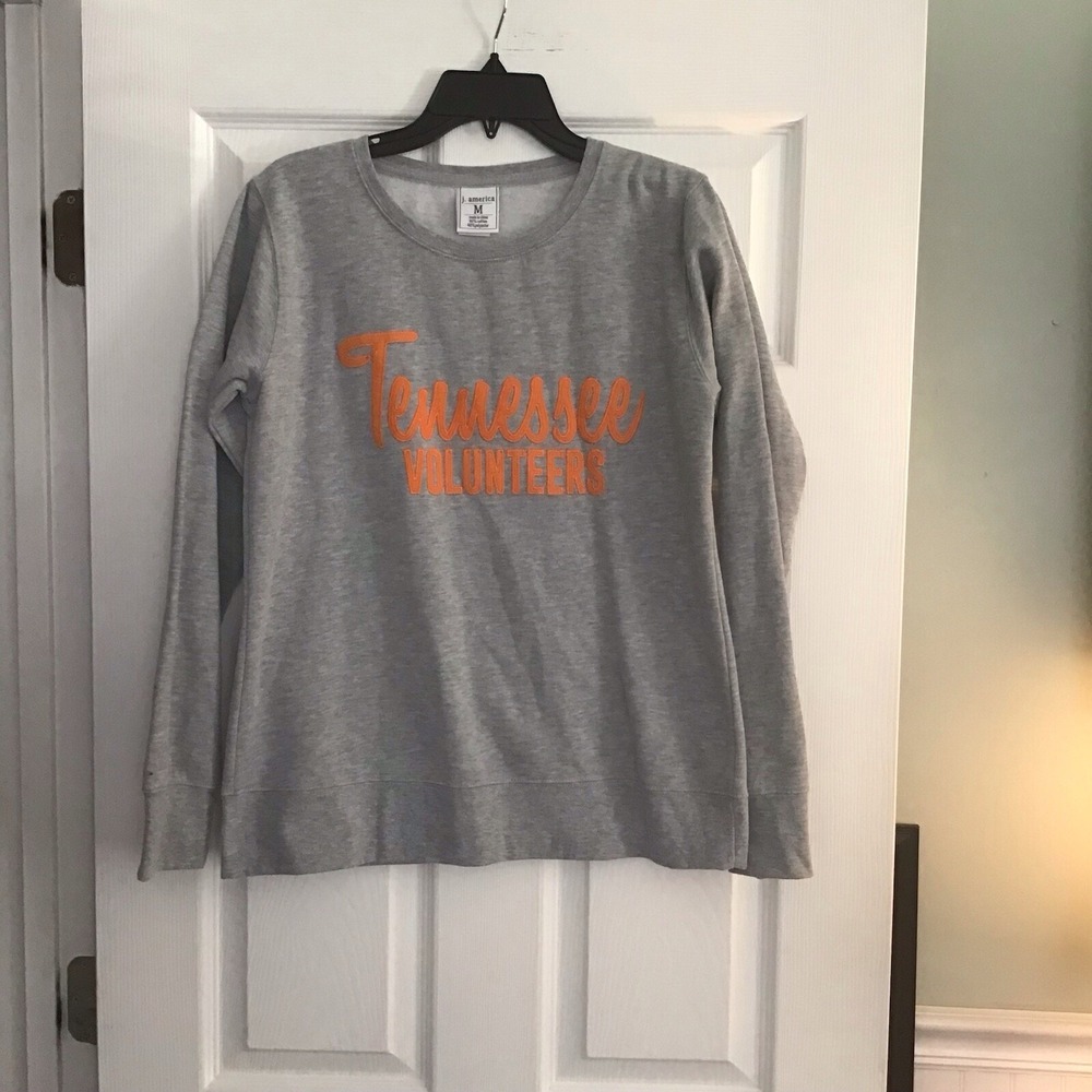 Tennessee Volunteers Sweatshirt Women's Medium Crewneck Soft J America